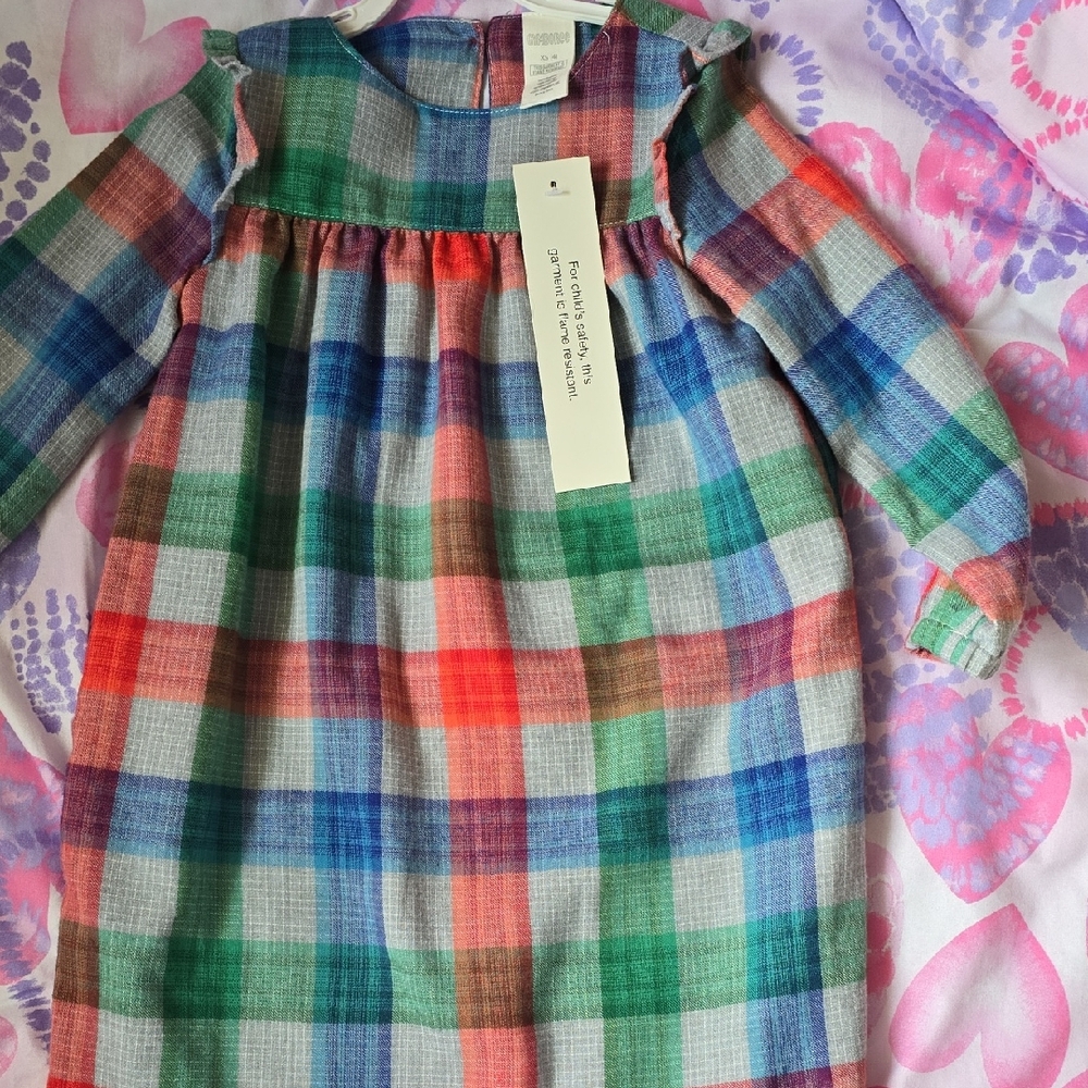Gymboree Multicolor Plaid Dress